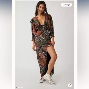 NWT Free People Lennon Maxi Dress